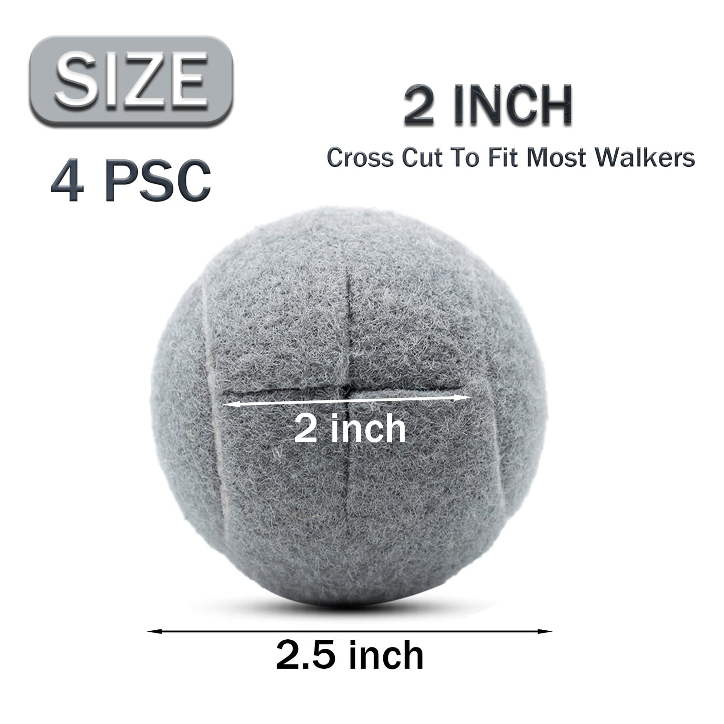 4 - Pre Cut Tennis Balls Stand Legs and Floor Protection