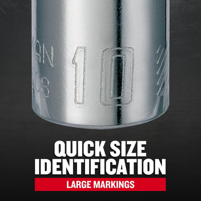 CRAFTSMAN 10mm Socket, Metric, 1/4-Inch Drive