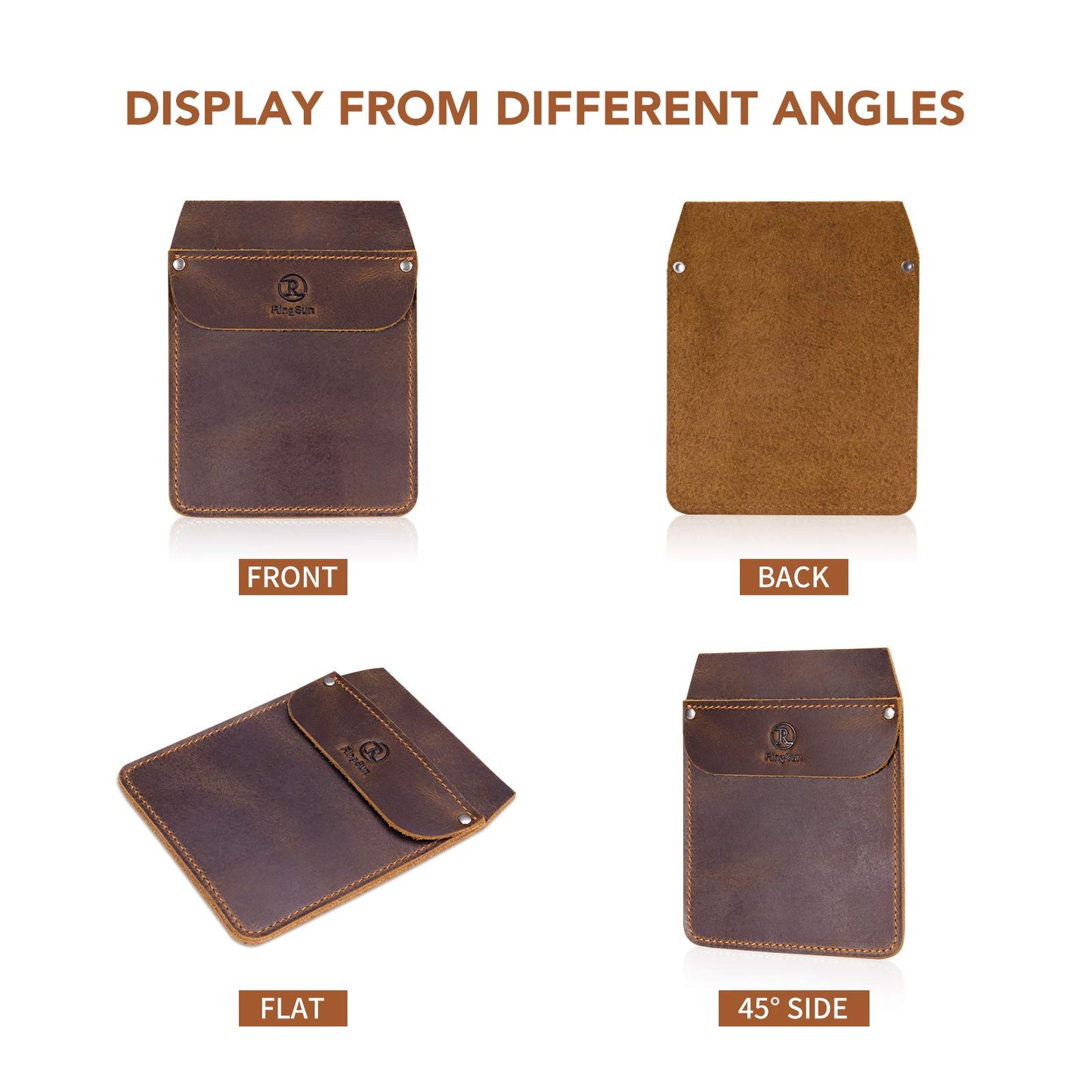 Genuine Leather Pocket Tool Pouch