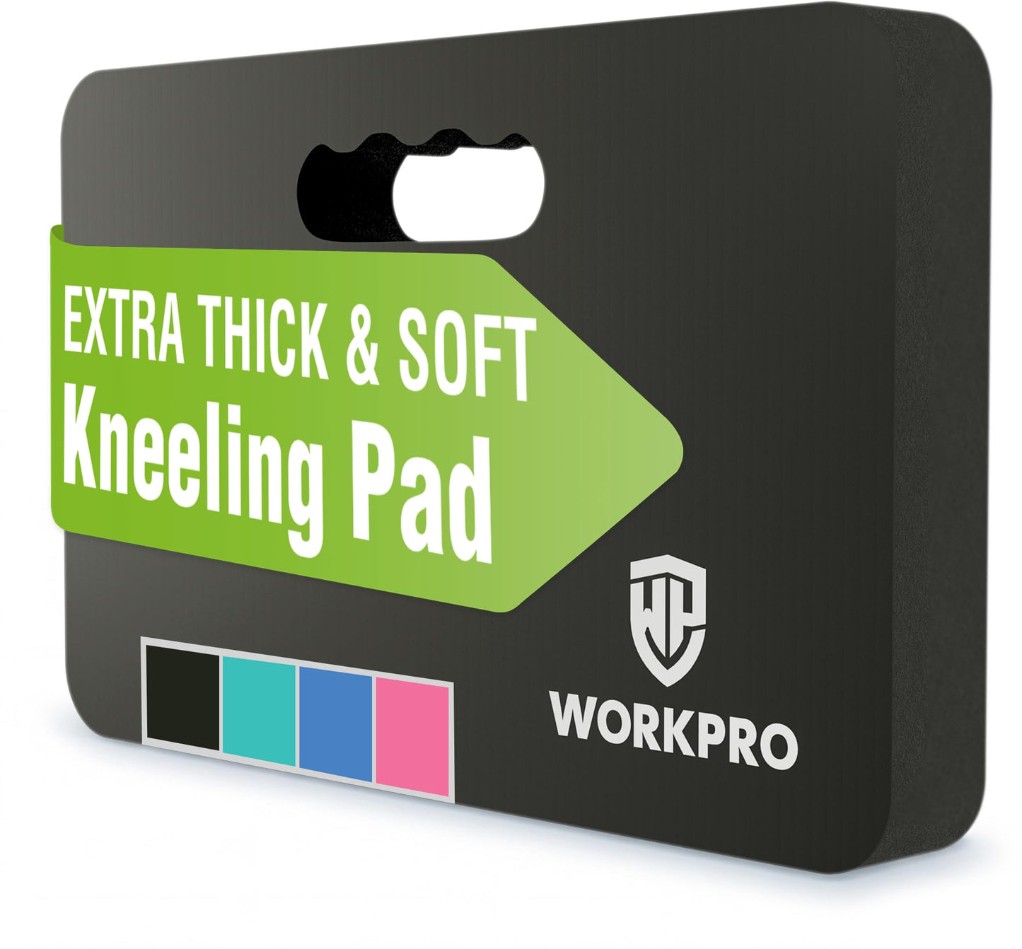 Extra Thick Kneeling Pad - 17.5 x 11 x 1.5 in, Black
