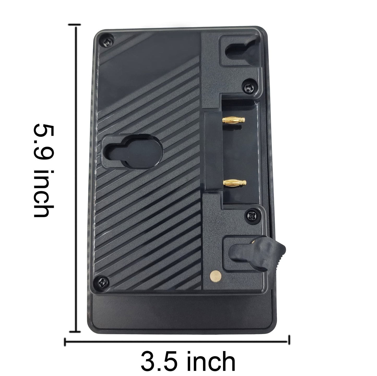 V-Lock V Mount to Gold Mount Battery Adapter Plate Converter