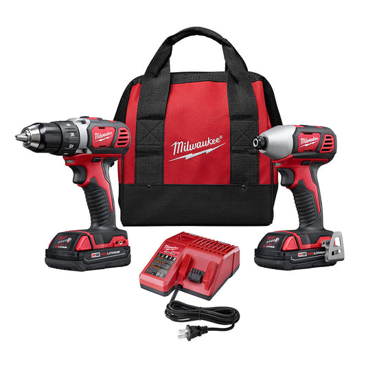 Milwaukee 2691-22 M18™ Cordless Lithium-Ion 2-Tool Combo Kit - Grip Support Store