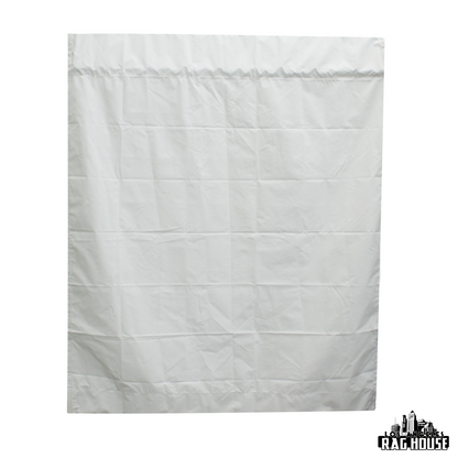 White Bounce B/W Wag Flag Cover Roll-Out by LA Rag House - wag flag cover on frame