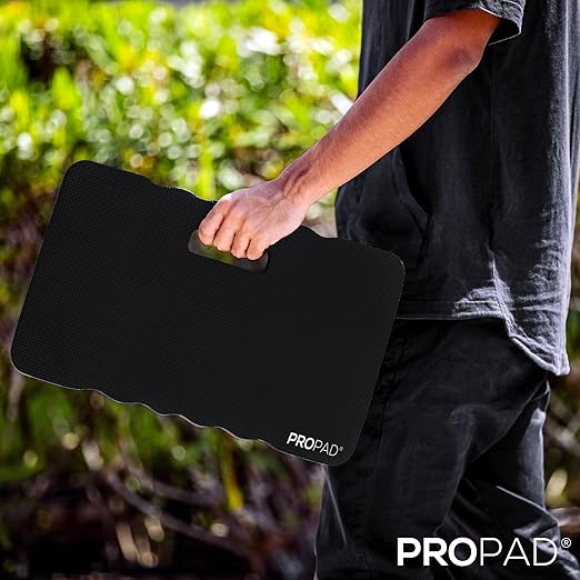 Pro Pad - Thick Kneeling Foam Pad-(XL) 18 x 11 x 1.5 Inches Black