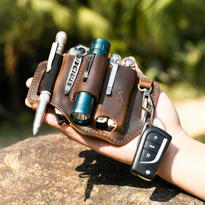 Premium Leather Multitool Sheath Pouch