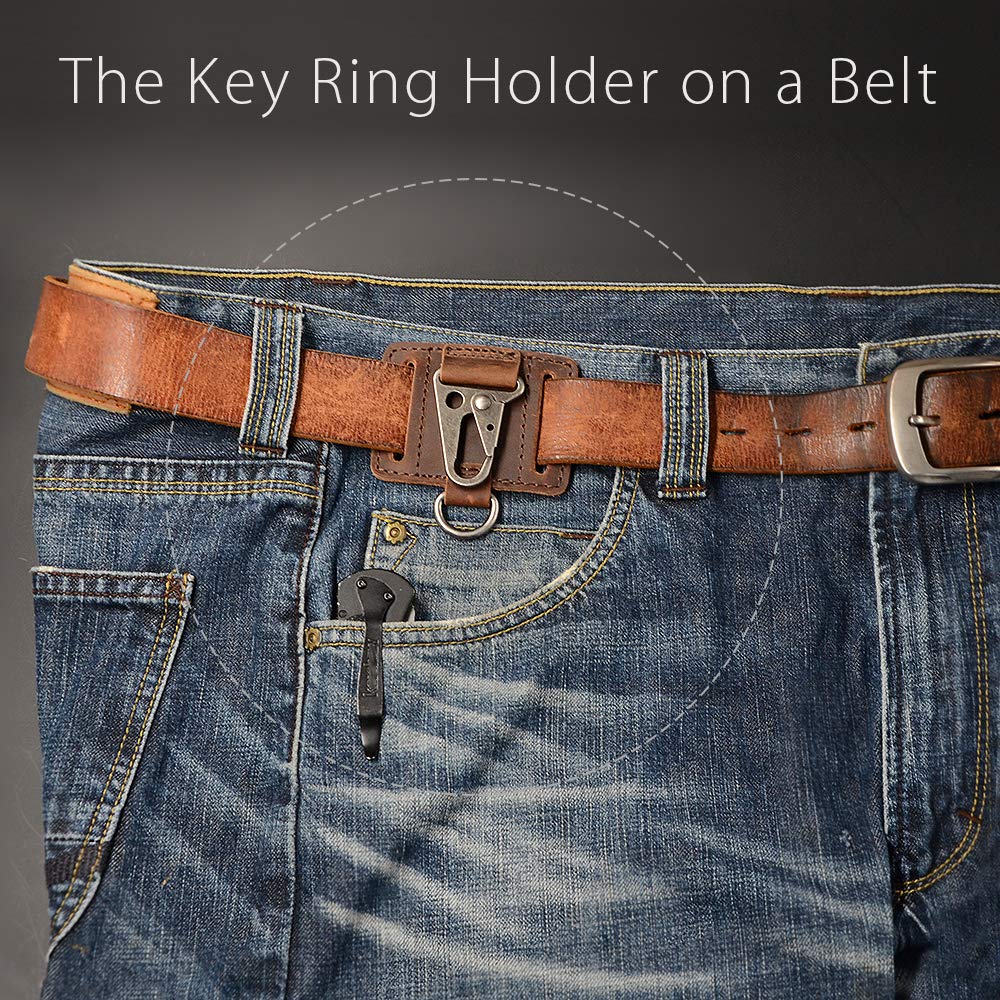 Leather Key Ring Holder