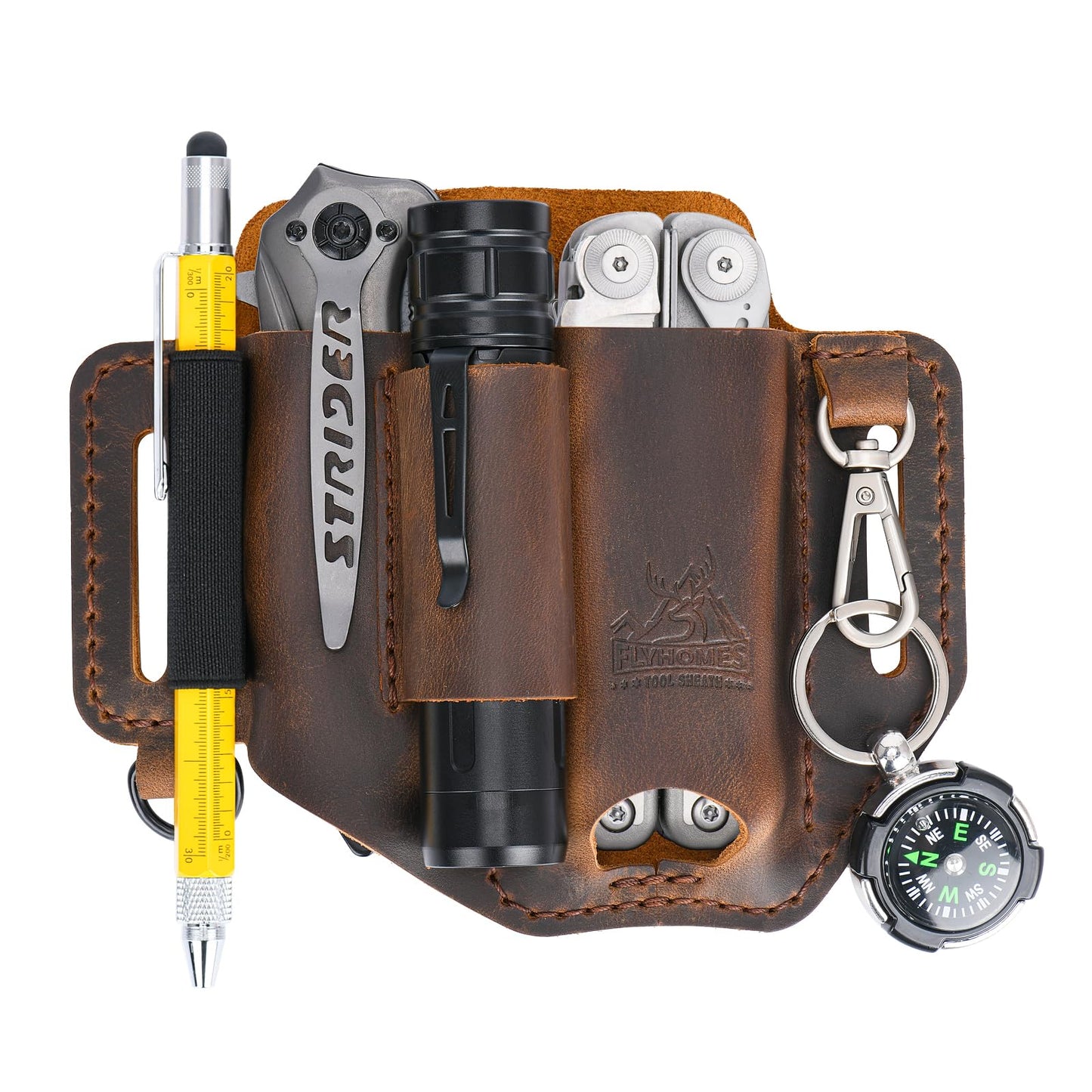 Premium Leather Multitool Sheath Pouch