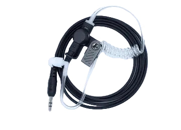 1-Pin Black Headset - Long