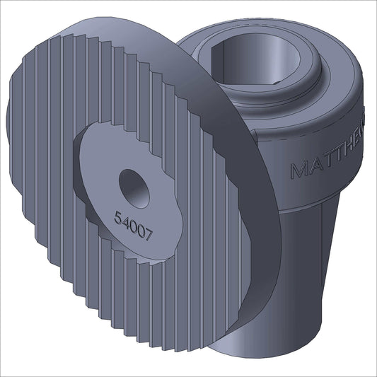 PN 54007 - ADAPT, 2.5" GH-> .625"D W/THNDL