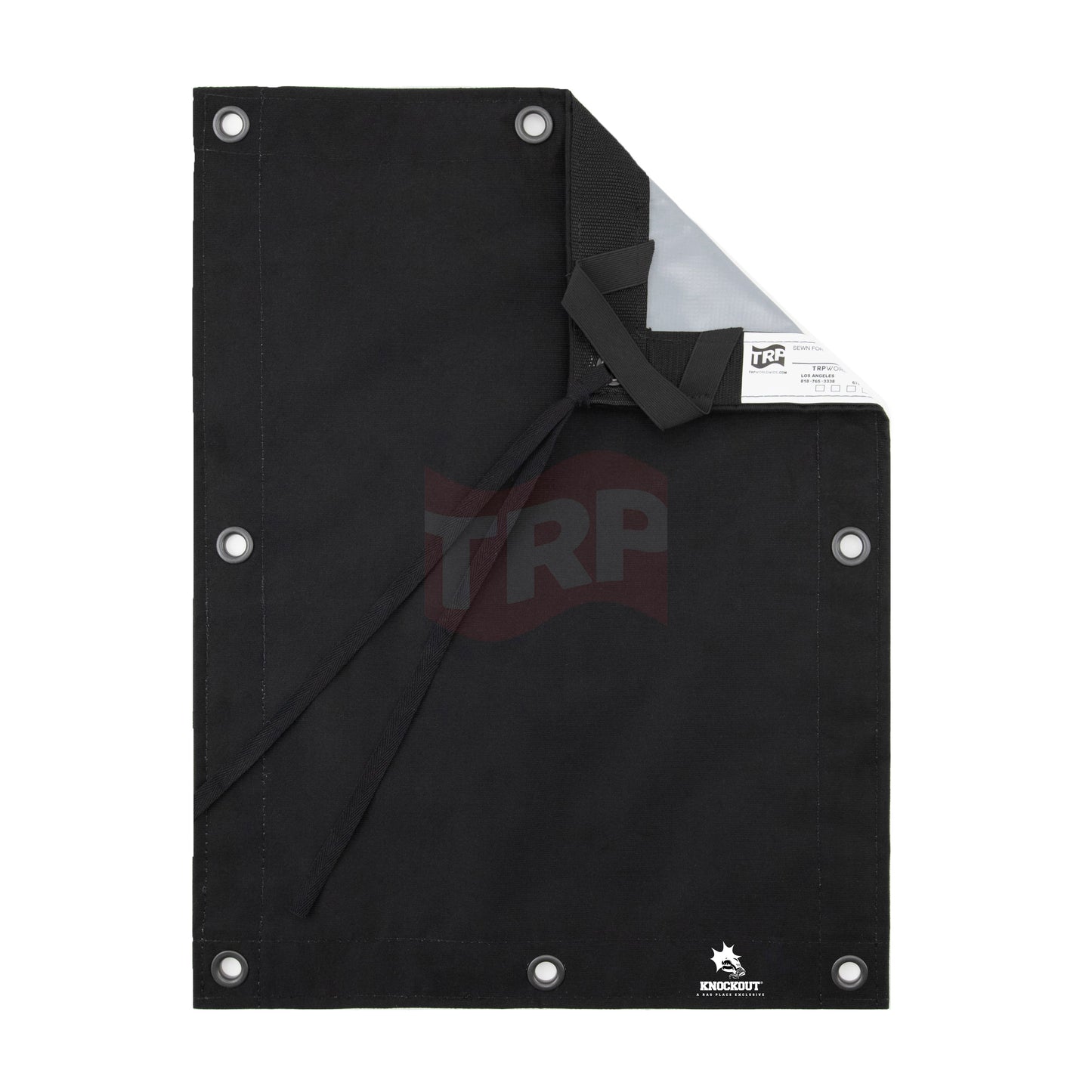 4' X 4' Black KNOCKOUT, Slip-On