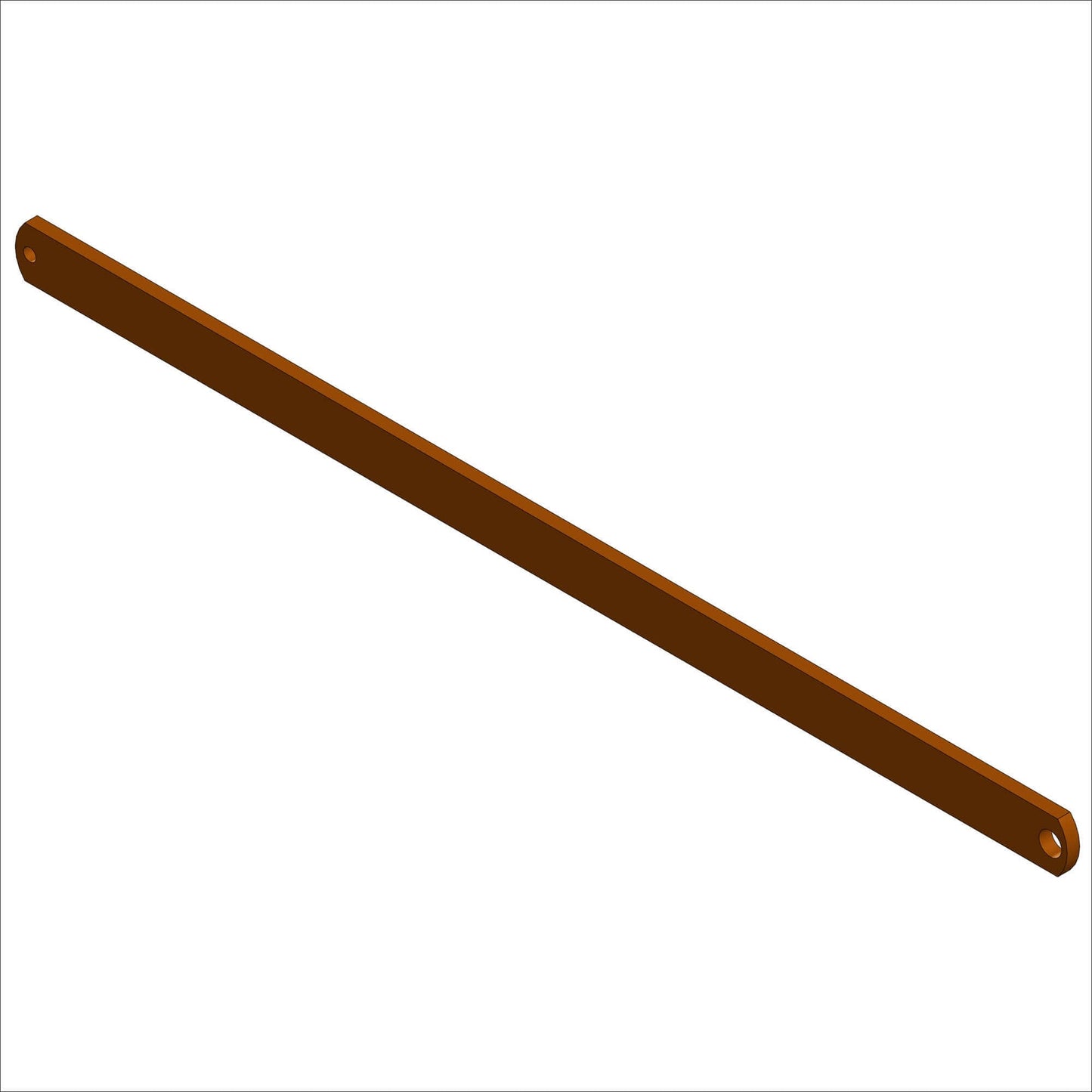 PN H28005 - BRACE, AL, 1.0X.25, @21.0" ORANG