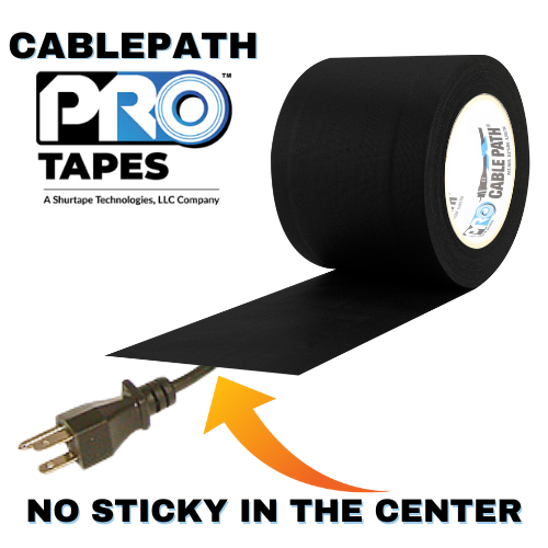 4" Cable Path Gaffers Pro Tape,30 yds, (Pack of 1)