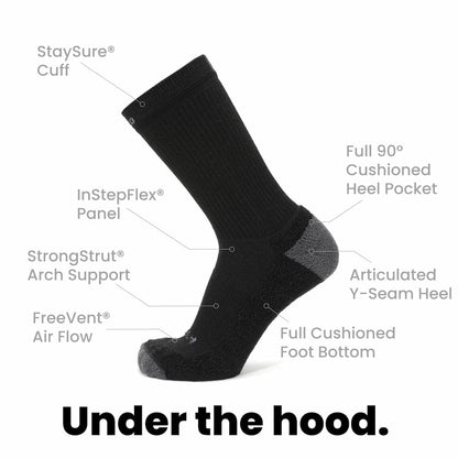 Carbon - Casual Crew Midweight Merino Wool Sock