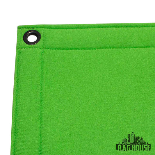 Chroma Key Green Tempo by LA Rag House - green screen fabric on frame