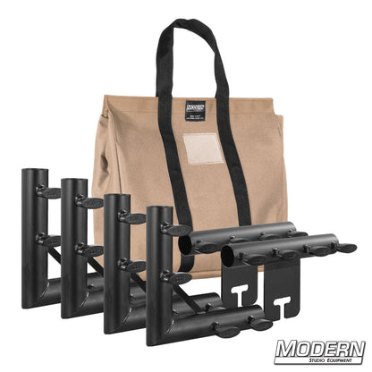 1-1/4-Inch Frame Kit with T-Handles– Heavy-Duty Speed-Rail® Grip Frame for Film Lighting and Rigging | Modern Studio Equipment. TAN