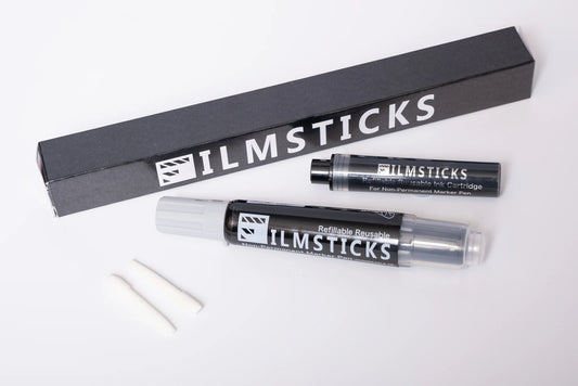 Reusable Non-Permanent Acrylic Board Black Marker Pen Kit