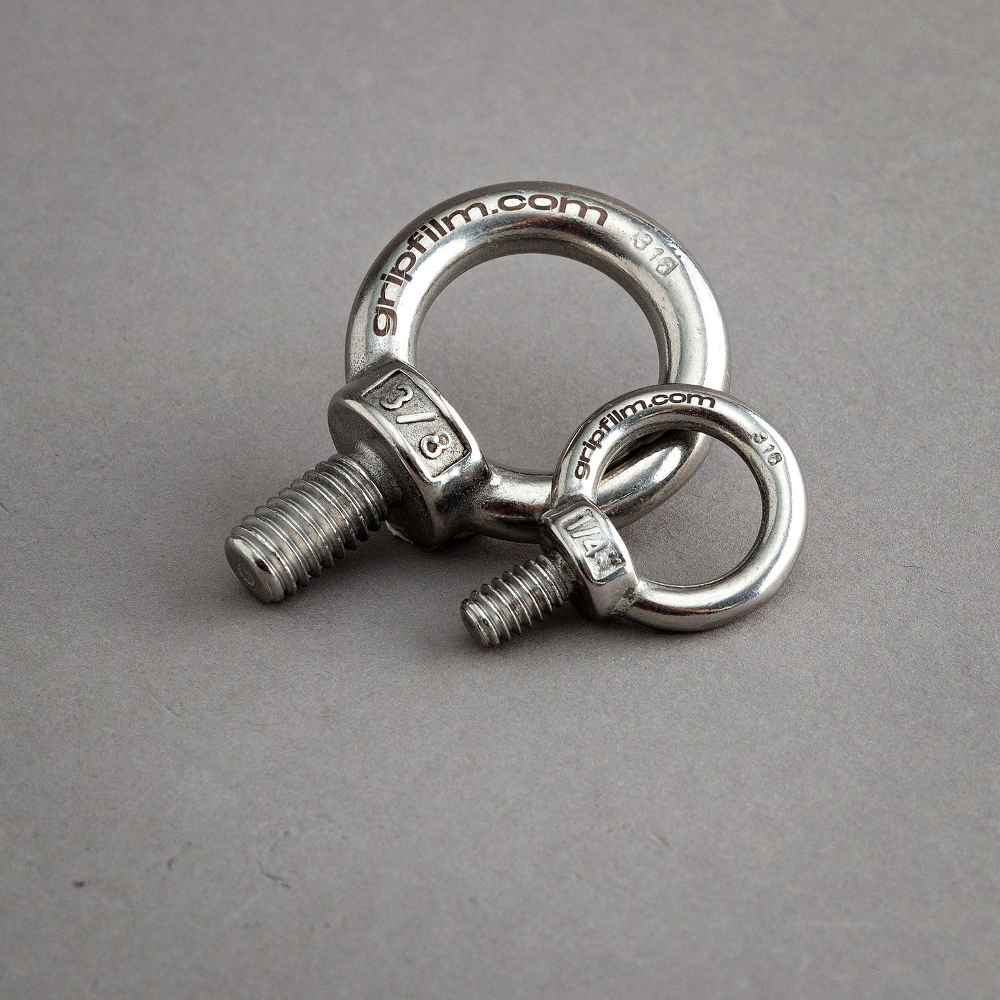 1/4 - 3/8 STAINLESS STEEL EYE BOLT SET