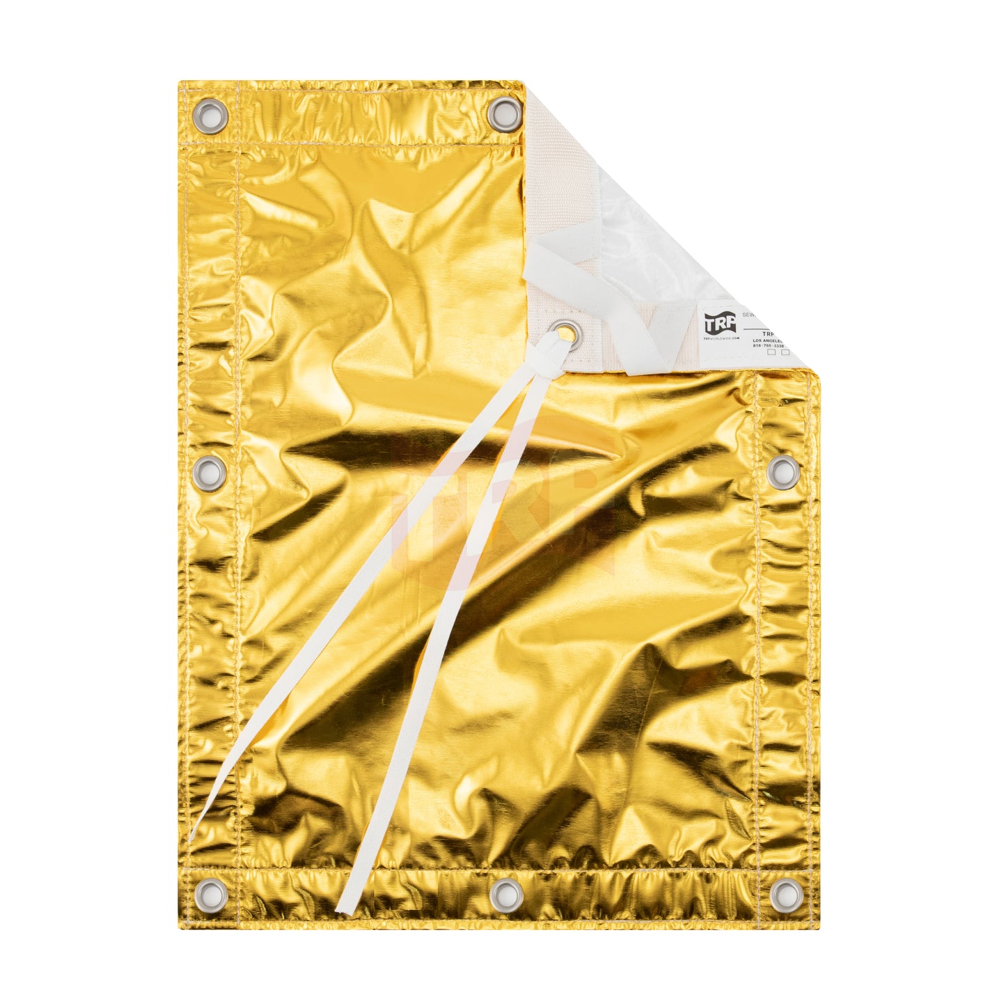 6' X 6' Gold Lamé