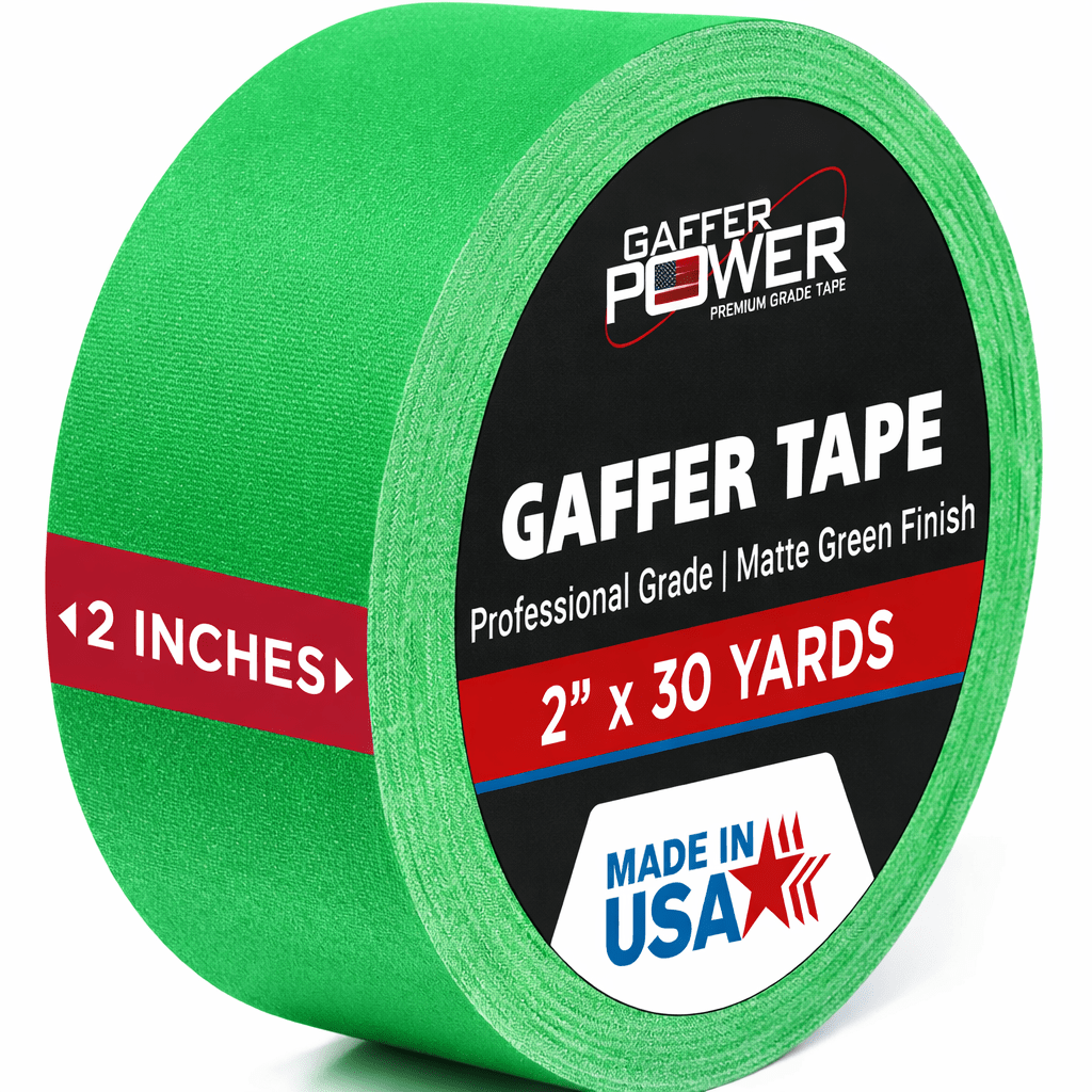 Gaffer Tape — Chroma Green 2" x 30yd