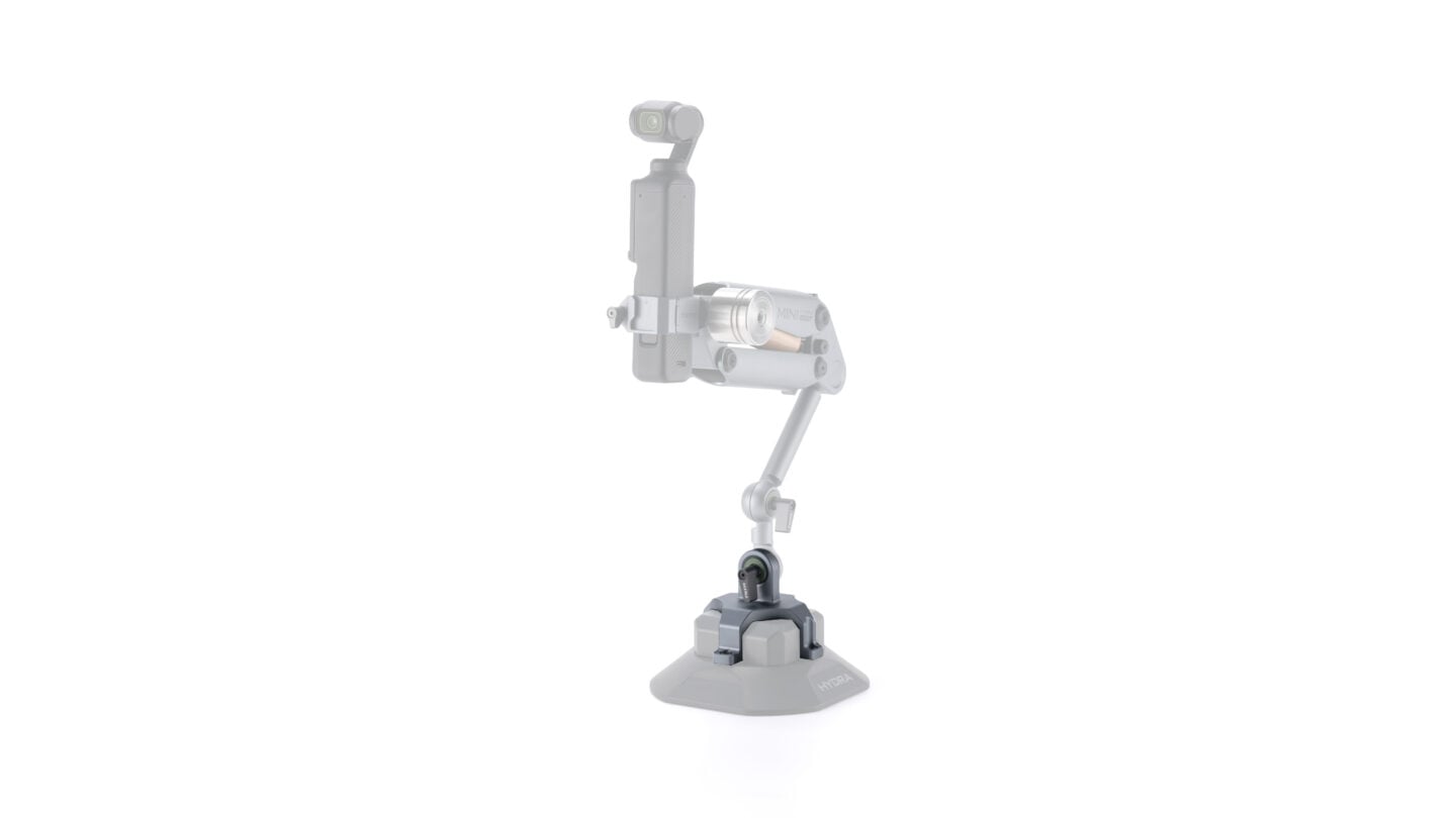 Rosette Mounting Bracket for Electronic Suction Cup (4.5") - Titanium Gray