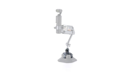 Rosette Mounting Bracket for Electronic Suction Cup (4.5") - Titanium Gray