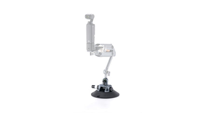 Suction Cup (6") with Rosette Mounting Bracket - Titanium Gray