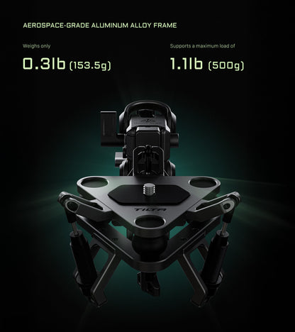 Shock Absorbing Head for Hydra Alien Mini (Universal) - Titanium Gray