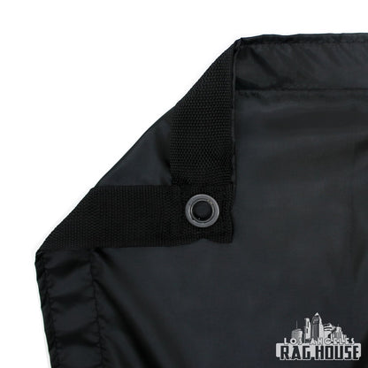 1/2 Stop Silk Black by LA Rag House - fabric detail