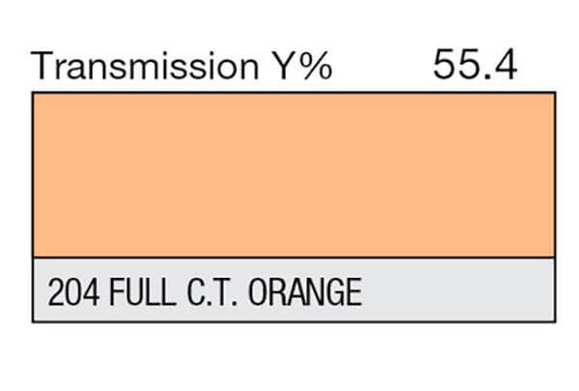 Lee Filters 204 Full CTO - 48" x 25' Roll