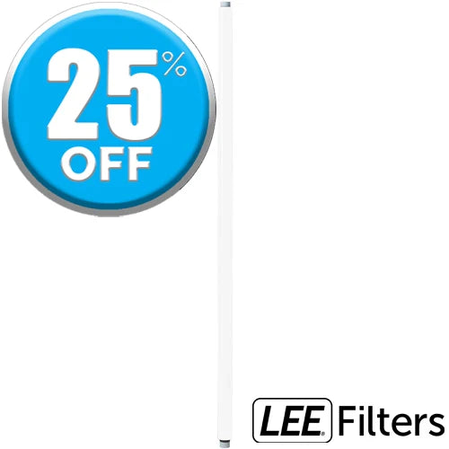 Lee Filters 216 Full White Diffusion Roll 48" x 25' Gel Roll on 1" Core
