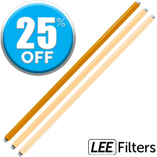 Lee Filters CTO Orange 48" x 25' Gel Roll on 1" Core (Full, Half, Quarter)