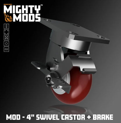MIGHTYMODS - 4" CASTOR