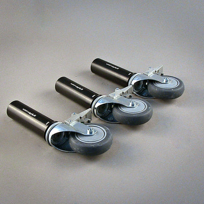 48.3mm (1"1/2 ) STARTER PIN WITH 100mm (4")  WHEELS SET