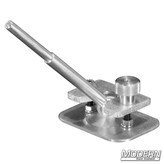 Mini Swivel Foam Core Holder for film and TV sets—securely mounts foam core for bounce or blocking. Compact design with adjustable swivel for precise positioning.