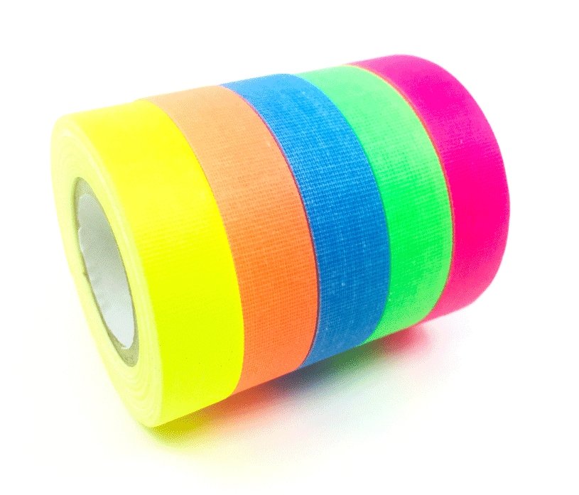 Gaffer Tape — Fluoro 5-Pack, 1/2" x 6yd