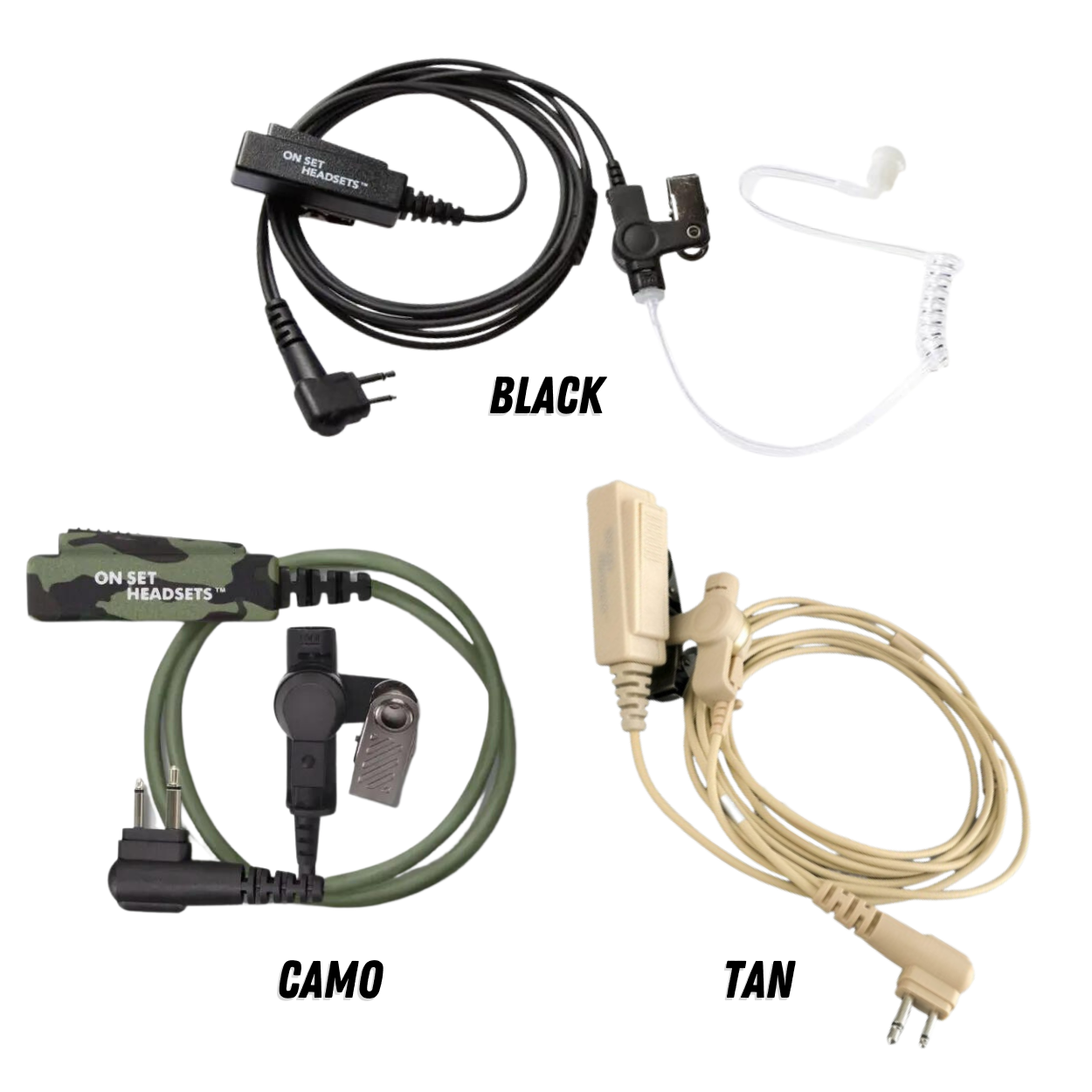 FilmPro Headset - Black, Camo or Tan
