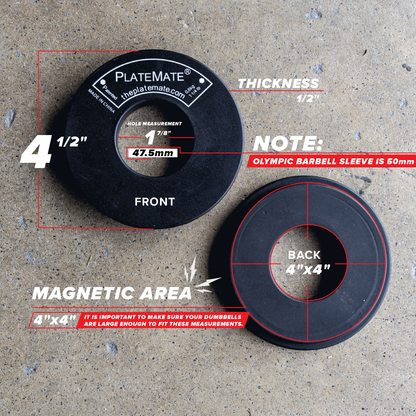 1.25 lb Donut PlateMate (Pair)