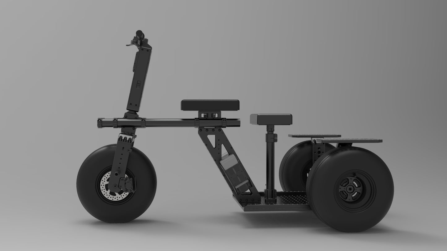 Raptor Trike Electric Rickshaw Attachment Kit