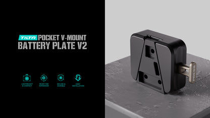 Tilta Pocket V-Mount Battery Plate V2 - Black
