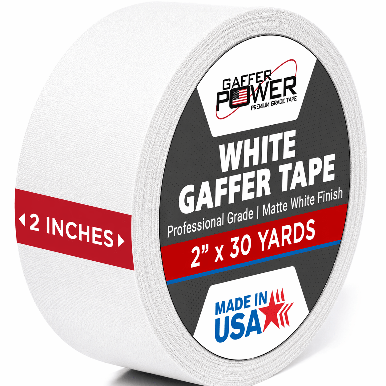 Gaffer Tape — White 2" x 30yd
