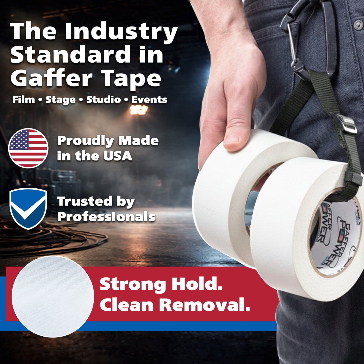Gaffer Tape — White 2" x 30yd