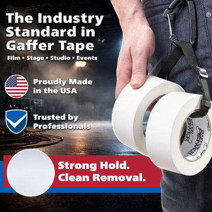 Gaffer Tape — White 2" x 30yd