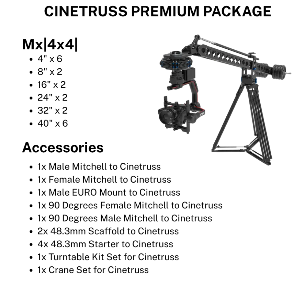 Cine Truss Premium Package