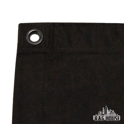Solid Black by LA Rag House - black light-block fabric on frame