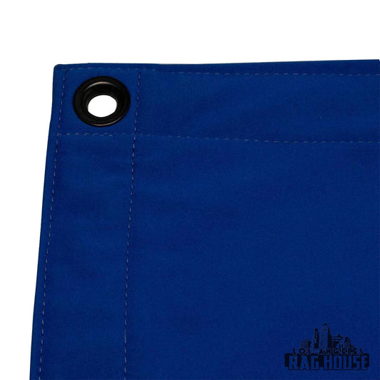 Digital Key Blue Poly Pro by LA Rag House - blue screen fabric on frame