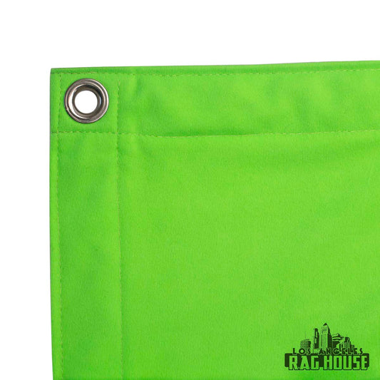 Digital Key Green Poly Pro by LA Rag House - green screen fabric on frame