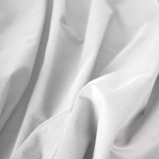 white duvatyne fabric