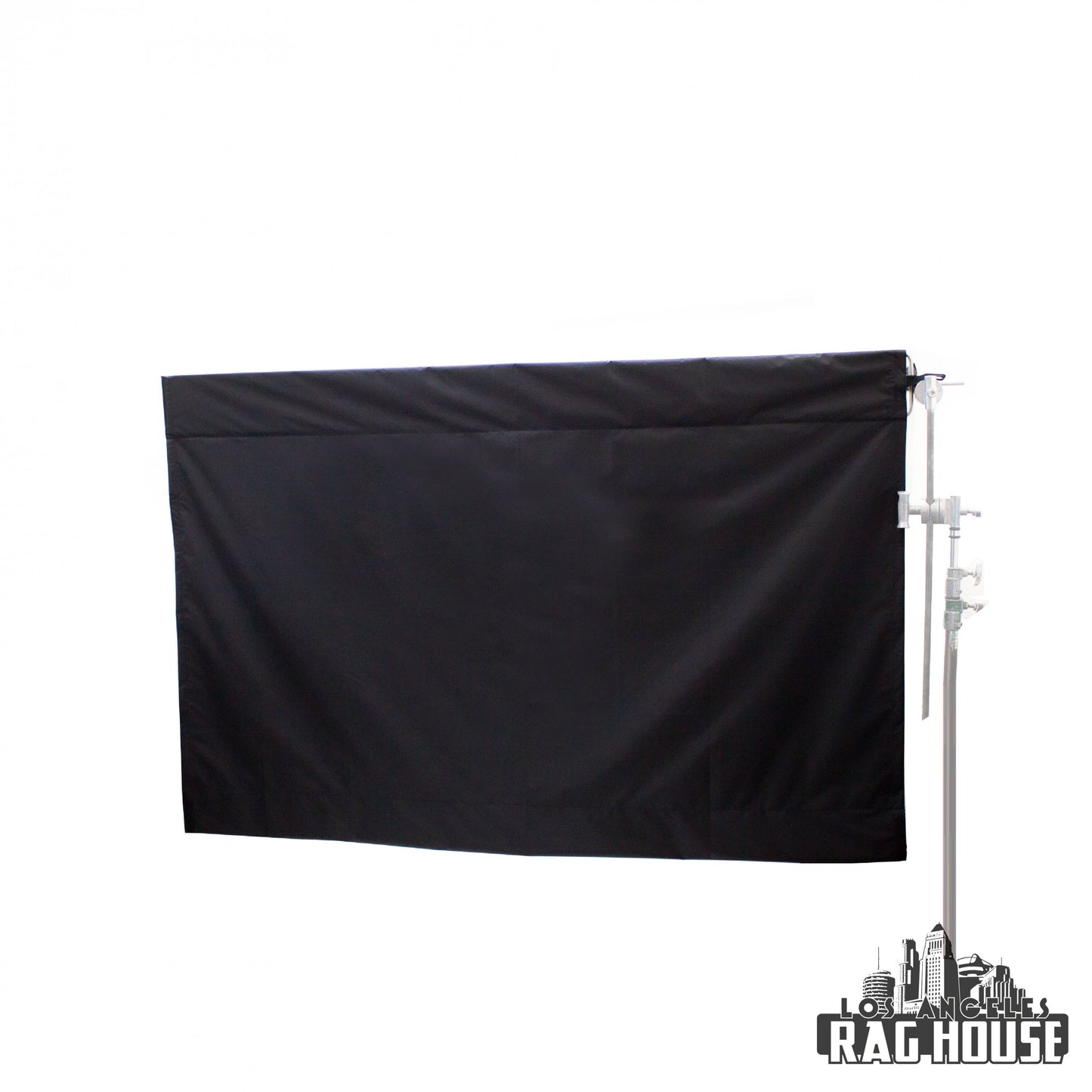 1/2 Grid Silent Wag Flag Cover Roll-Out by LA Rag House - cover rolled out on wag flag frame