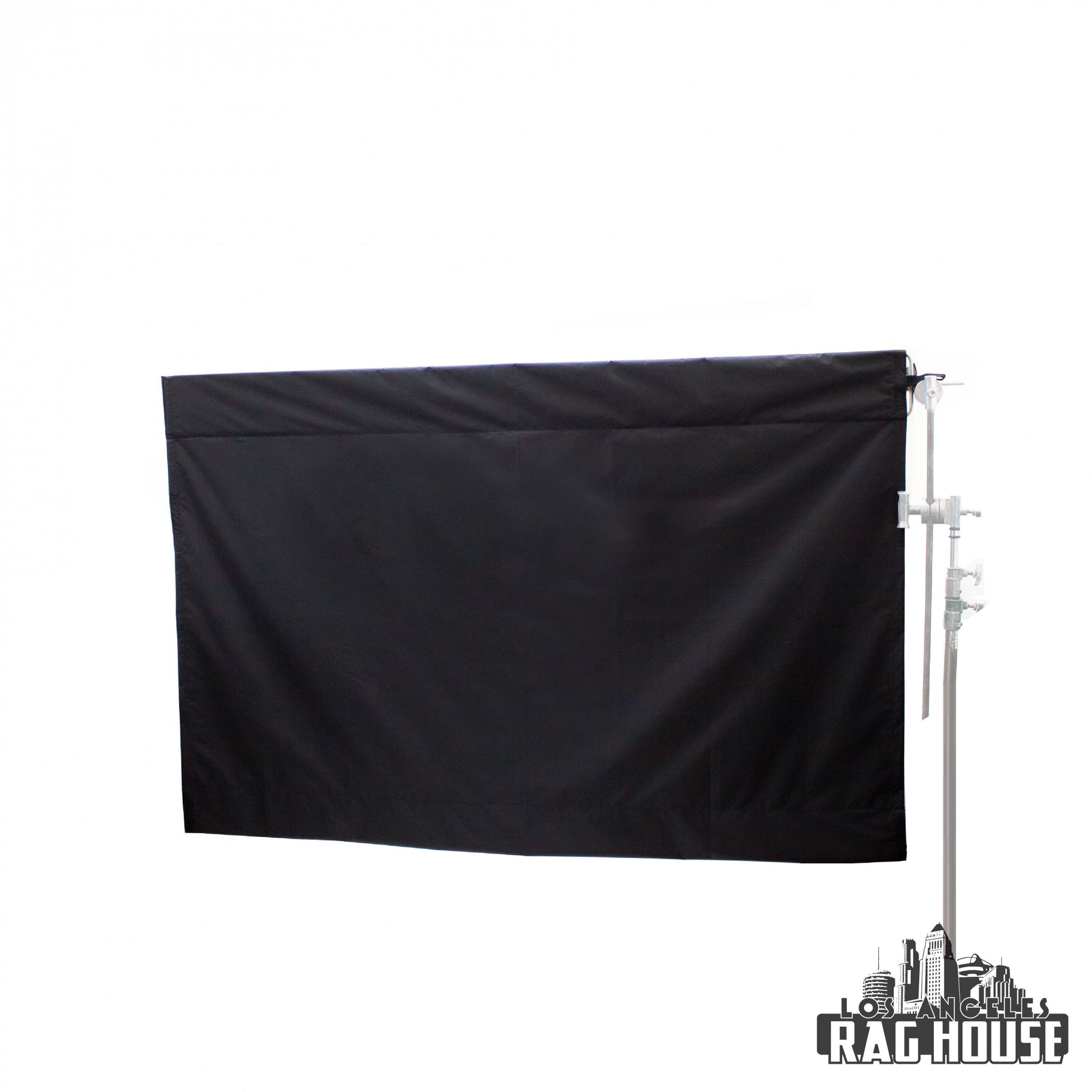 1/2 Grid Silent Wag Flag Cover Roll-Out by LA Rag House - cover rolled out on wag flag frame