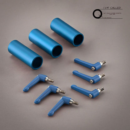 1"1/4 (CALLED) 42mm & M8 CLAMPING LEVER BLUE SET - Grip Support Store